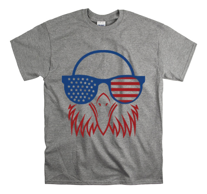 Shirt Funny Cute Patriotic Eagle American Flag 4th Of July Freedom National  Pride T-Shirt Gift Unisex Heavy Cotton Tee