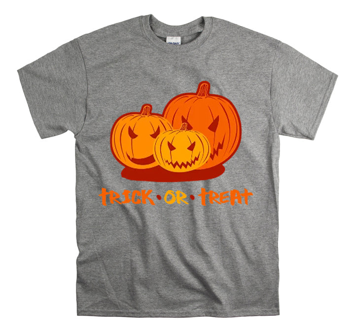 Shirt Funny Trick Or Treat Pumpkin Jack O Halloween Playful costume Lantern Graphic T-Shirt Unisex Heavy Cotton Tee