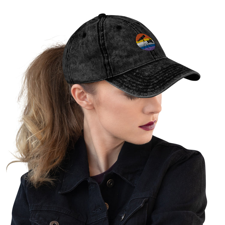 Vintage Cotton Twill Cap Novelty Astrometry Photometry Astrological Photographic Photo Capturing Capture Planets