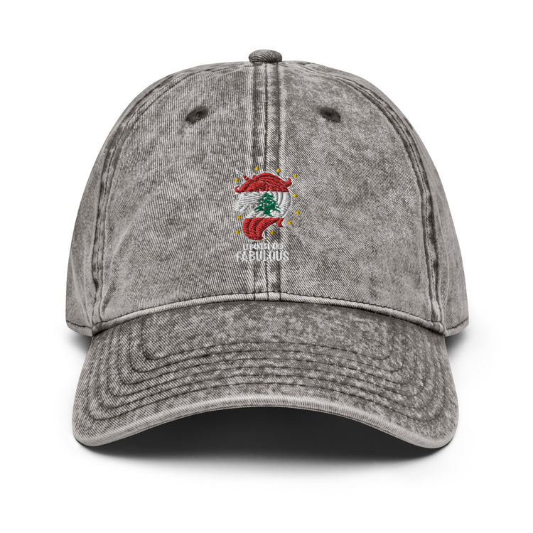 Vintage Cotton Twill Cap Humorous Lebanese Christmas Magical Horse Nationalism Chauvinistic Holiday