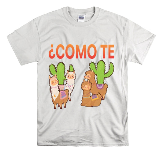 Shirt Funny Spanish Professor Llama Mexican Educators Cute Stuffed Unique appreciation T-Shirt Unisex Heavy Cotton Tee