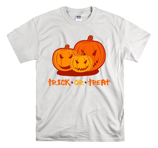 Shirt Funny Trick Or Treat Pumpkin Jack O Halloween Playful costume Lantern Graphic T-Shirt Unisex Heavy Cotton Tee