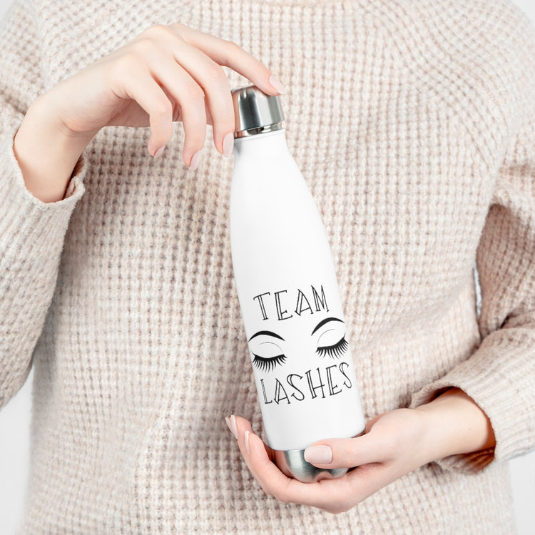 20oz Insulated Bottle  Team Staches Team Lashes Gender Reveal