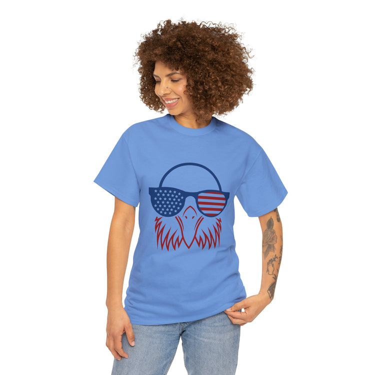 Shirt Funny Cute Patriotic Eagle American Flag 4th Of July Freedom National  Pride T-Shirt Gift Unisex Heavy Cotton Tee