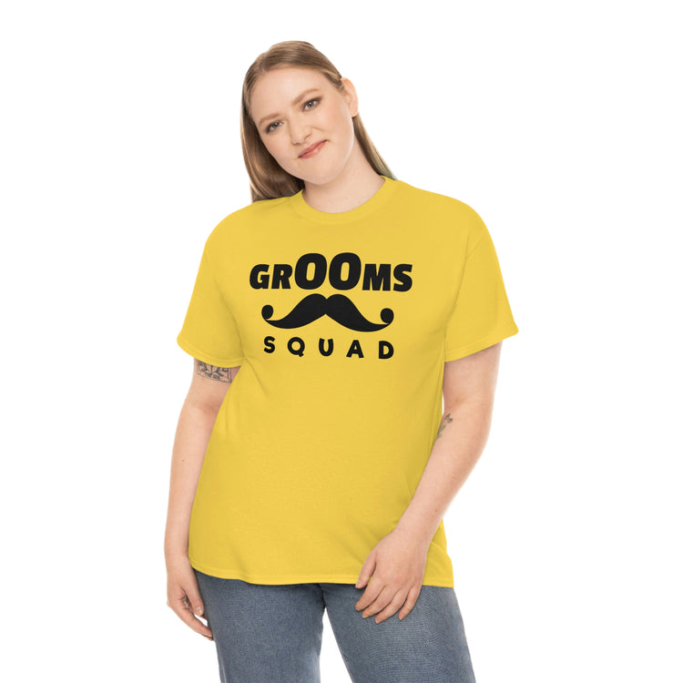 Funny Groom Squad Wedding Bachelors Mustache Wedding Hilarious Grooms Bridal Sayings Engagement Fiance