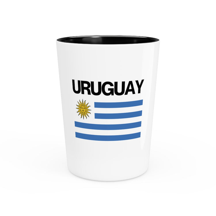 Shot Glass Party Ceramic Tequila  Motivational Uruguay Prideful Appreciation Puns Women Men Hispanic Illustration Uruguayan Flag Latin America