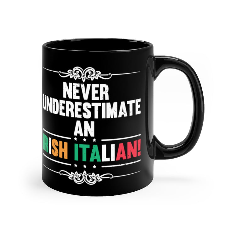 11oz Black Coffee Mug Ceramic Humorous Patriotic Nationalistic Italia Nationalism Lover Hilarious Patriotism Enthusiast Chauvinism Devotee