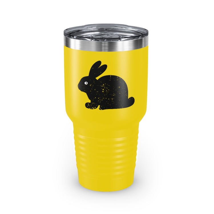 30oz Tumbler Stainless Steel Colors  Motivational Easters Enthusiasts Bunnies Illustration Gag Inspirational Rabbits