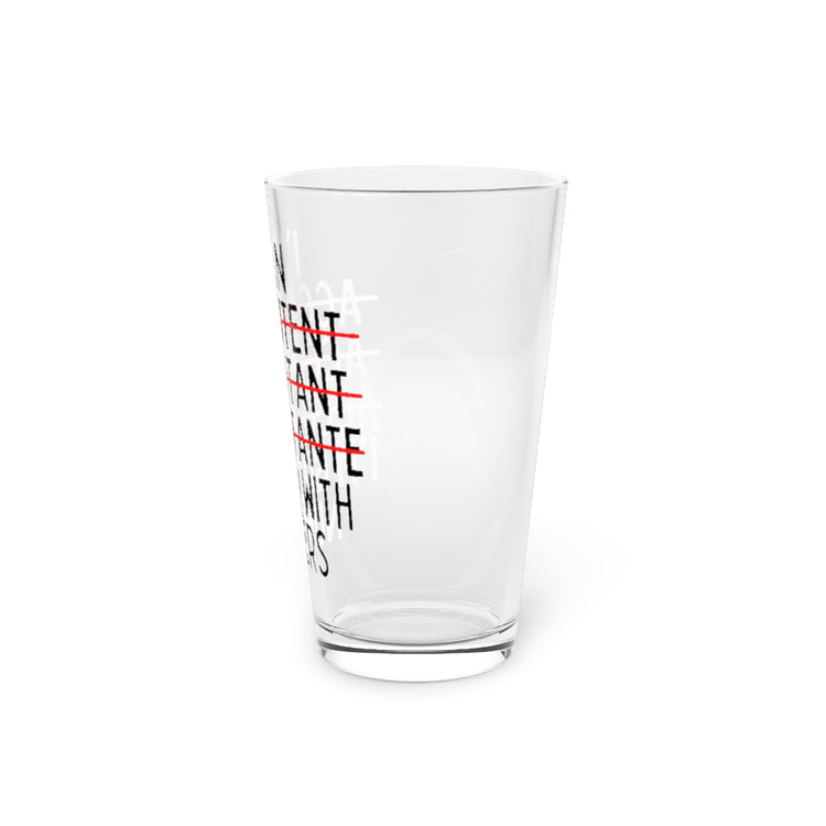 Beer Glass Pint 16oz  Humorous Accountant Financial Statements Reports Enthusiast Hilarious