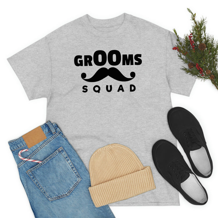 Funny Groom Squad Wedding Bachelors Mustache Wedding Hilarious Grooms Bridal Sayings Engagement Fiance