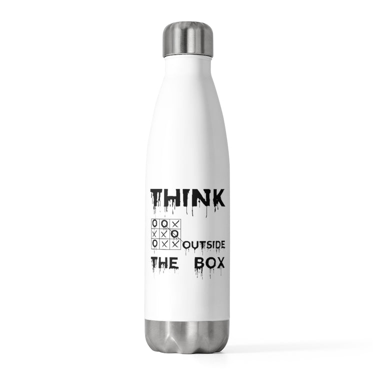 20oz Insulated Bottle Funny Geeky Coders Mockery Illustration Compiler Games Pun Hilarious Thinking