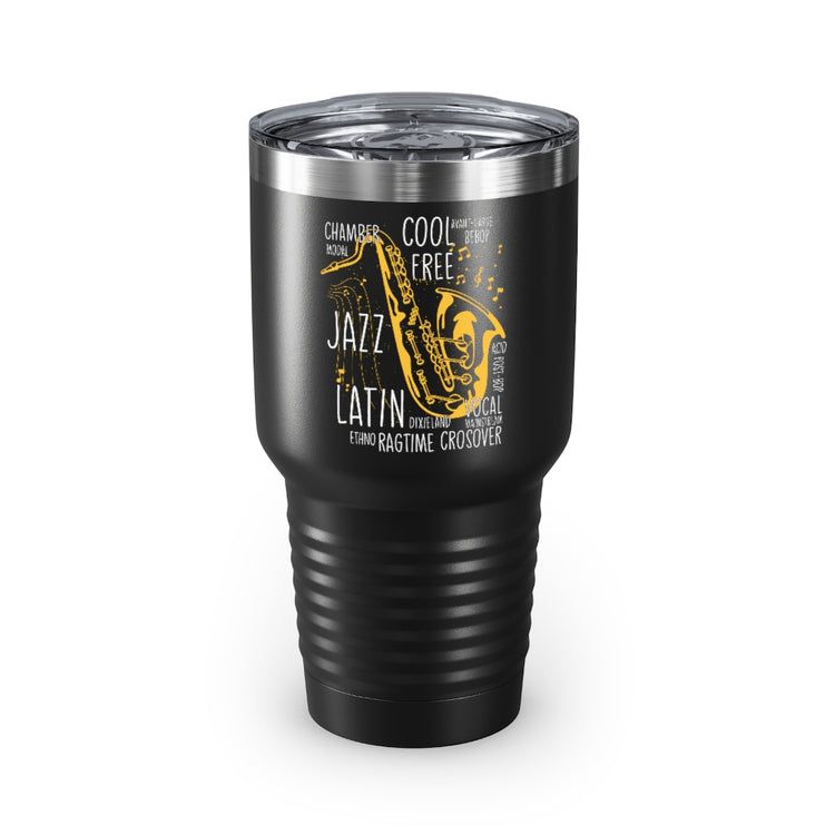 30oz Tumbler Stainless Steel Colors  Novelty Music Mainstreams Ragtime Song Tone Chords Modal  Hilarious Dexieland