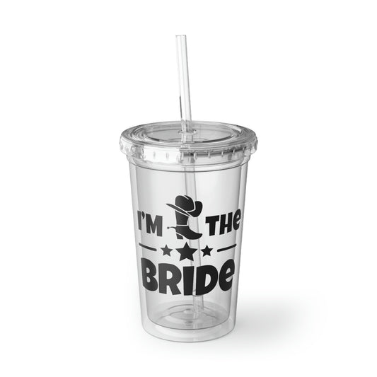 16oz Plastic Cup Humorous Countryside Weddings Bachelorettes Bride Engagement Hilarious Bridal Sarcastic Funny