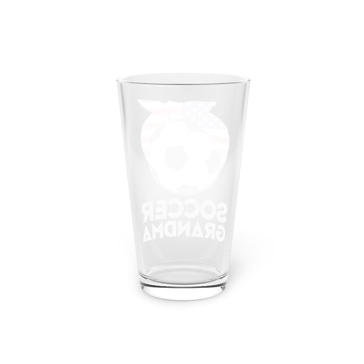 Beer Glass Pint 16oz  Humorous Supporting Grandma Granny Grandparents Family Nana Hilarious Grammingo