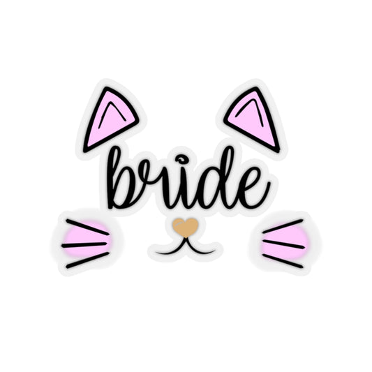 Sticker Decal Bride Cat Bachelorette Team Bride Stickers For Laptop Car