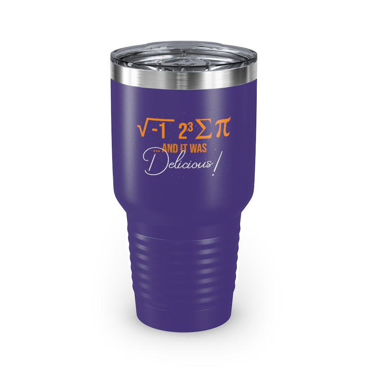 30oz Tumbler Stainless Steel Colors Hilarious Pies Calculations Computation Math Solving Problem Novelty Figuring