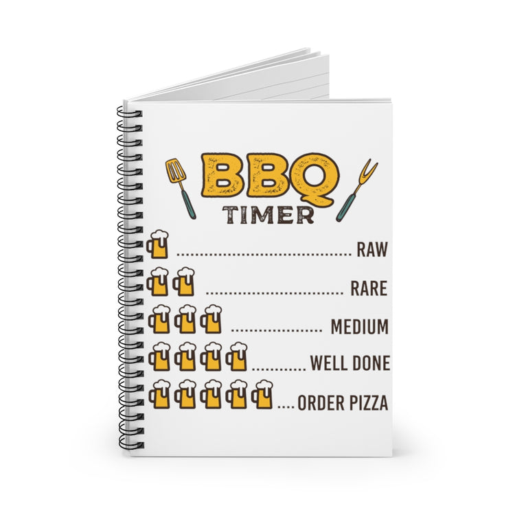 Spiral Notebook  Hilarious Griller Meats Grilled Enthusiast Barley Alcohols Novelty Brew Pints