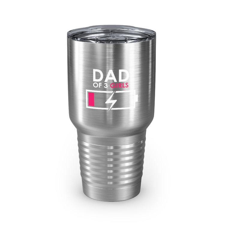 30oz Tumbler Stainless Steel  Colors Humorous Funny Dad Tired Sarcastic Mockery Saying Daughters  Novelty Dad Parent