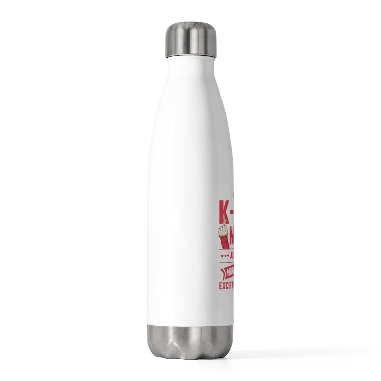 20oz Insulated Bottle  Novelty I'm A K-Pop Mom Just Like A Normal Mom Trends Lover Hilarious Watching