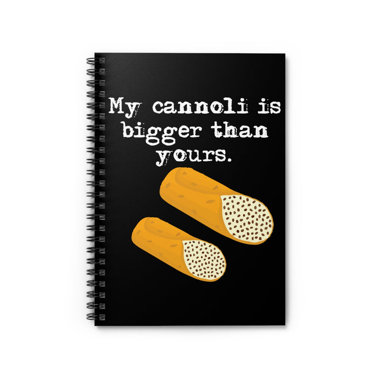 Hilarious Italian Dough Saying Men Women T Shirt Spiral Notebook - Ruled Line