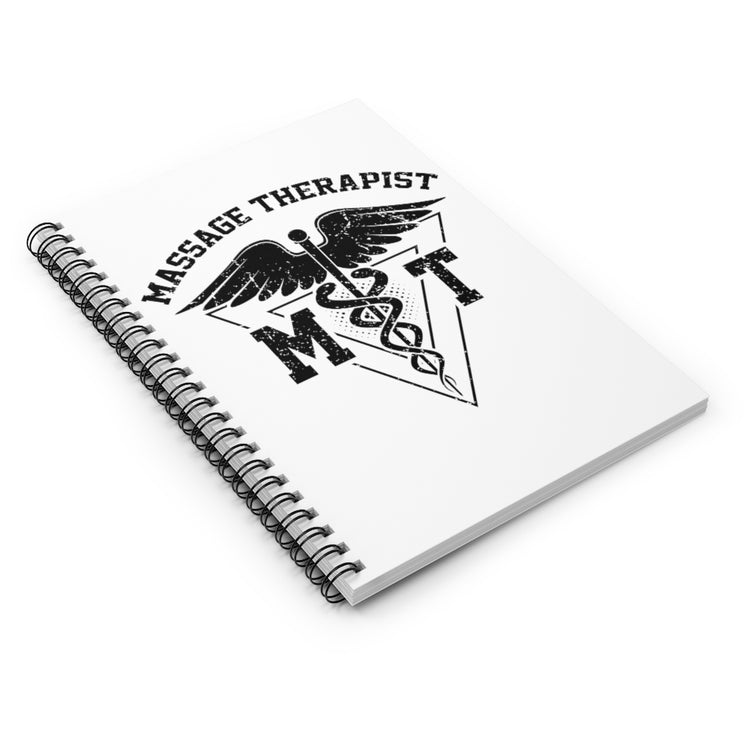 Spiral Notebook  Hilarious Physical Fitness Mind Body Relaxation Enthusiast Humorous