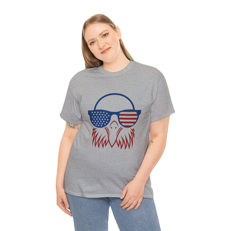 Shirt Funny Cute Patriotic Eagle American Flag 4th Of July Freedom National  Pride T-Shirt Gift Unisex Heavy Cotton Tee