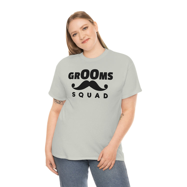 Funny Groom Squad Wedding Bachelors Mustache Wedding Hilarious Grooms Bridal Sayings Engagement Fiance