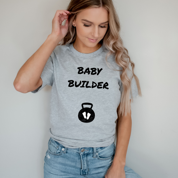 Baby Builder Funny Pregnancy Mom TShirt