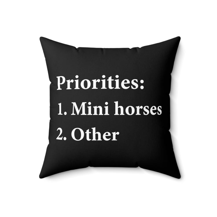 Humorous Countryside Vacations Enthusiasts Tee Shirt Gift | Hilarious Horseback Riding Pun Men Women T Shirt Spun Polyester Square Pillow