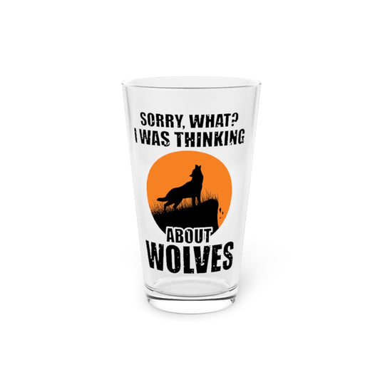 Beer Glass Pint 16oz  Novelty Wildlife Biologist Park Biologist Attendant Upcoming Enthusiast