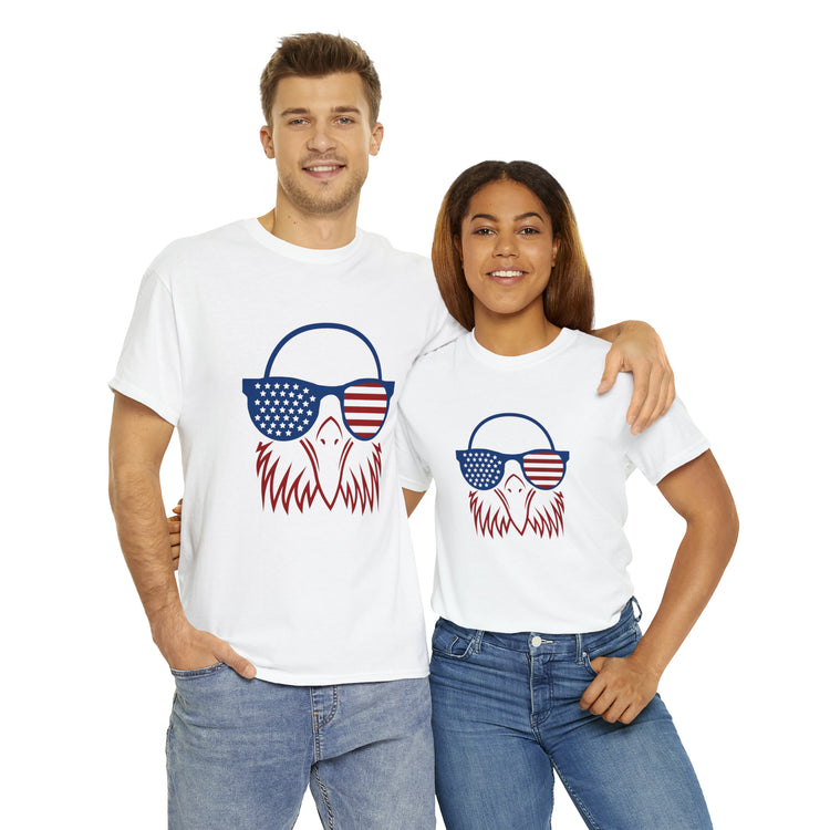 Shirt Funny Cute Patriotic Eagle American Flag 4th Of July Freedom National  Pride T-Shirt Gift Unisex Heavy Cotton Tee