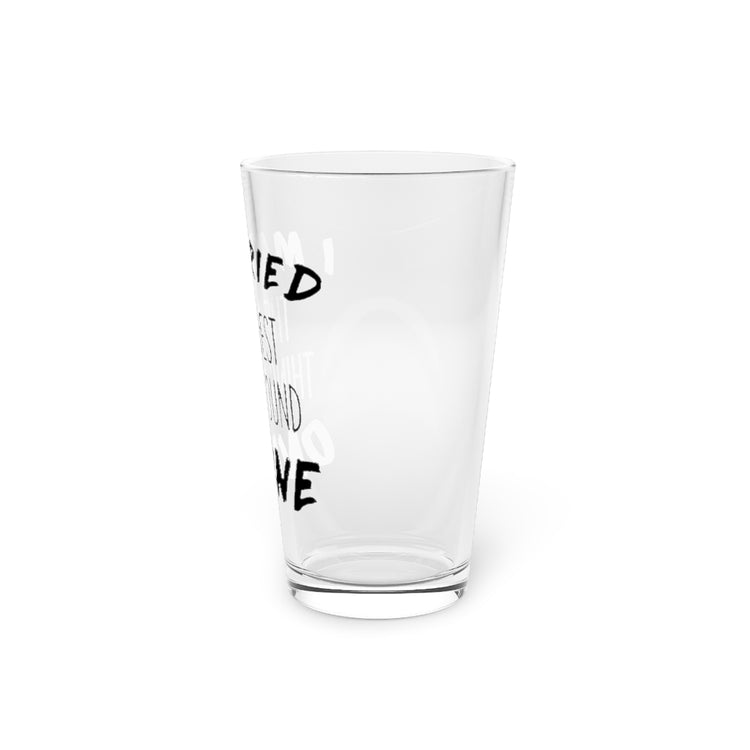 Beer Glass Pint 16oz  I Married The Finest Thing I Found Online