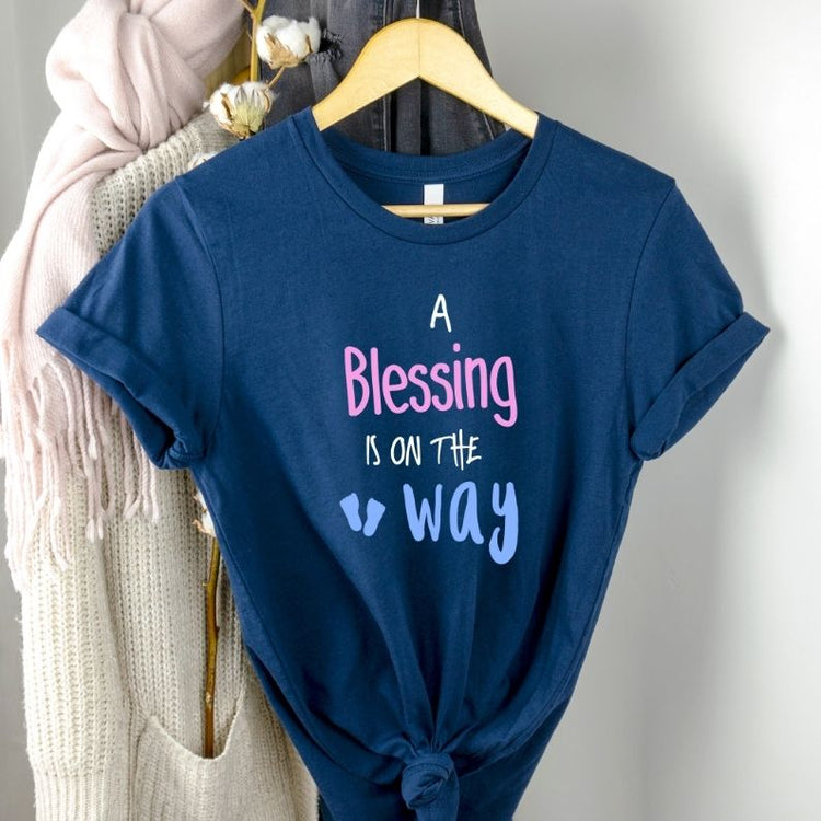 A Blessing Is On The Way Soon To Be Mom Shirt Maternity Clothes
