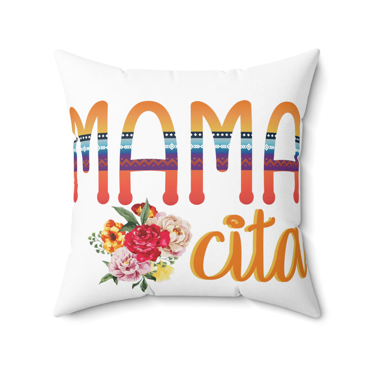 Mama Cita Cinco De Mayo Festival Spun Polyester Square Pillow