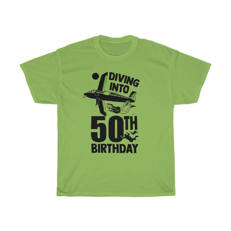 Humorous Diving Into My 50th Birthday Parachuting Enthusiast Humorous Diving