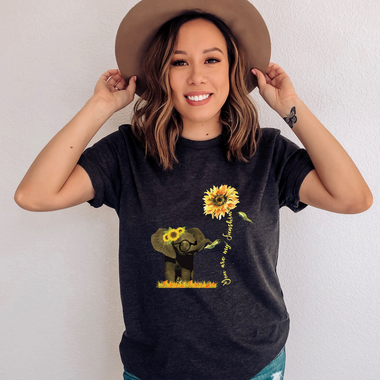 Autism Kindness Sunflower Elephant Shirt