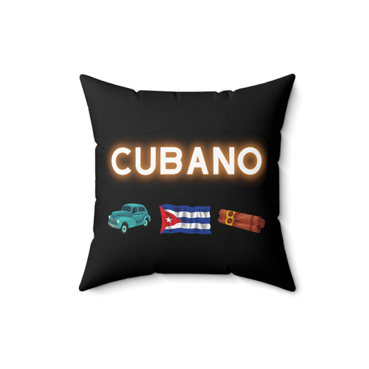 Cubano Coffee Lover Domino Players Graphic Cute Tiles Game Enthusiasts Gag Men Women T Shirt Spun Polyester Square Pillow