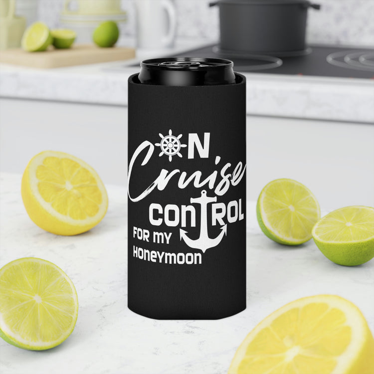 Beer Can Cooler Sleeve Funny Bridal Celebrations Vacation Bridal Women Men Groom  Fun Bridesmaids Graphic Wedding