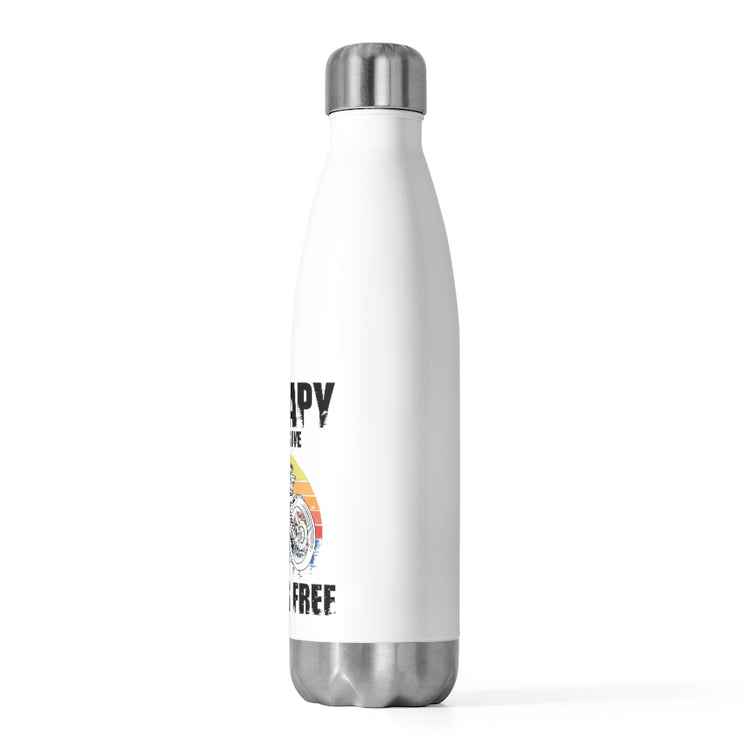 20oz Insulated Bottle Hilarious Expensive Wind Is Free Big Bike Cruising Rolling Novelty Two Wheels