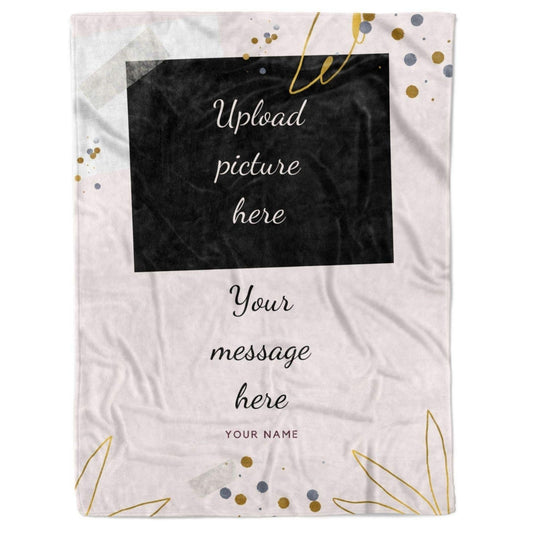Personalized Friends Photo Blanket Friendship Gift
