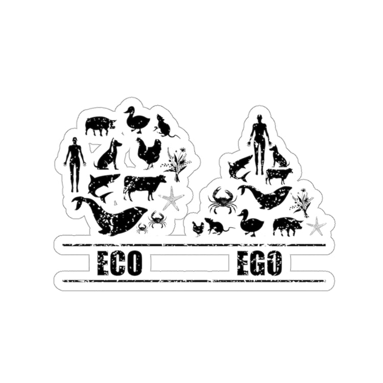 Sticker Decal Humorous Campaign Supporting Animals Right Eco-Friendly Hilarious Fruitarian Stickers For Laptop Car