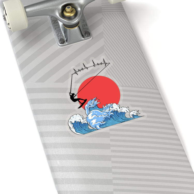 Sticker Decal Novelty Kiteboarding Kite-Surfing Powerkiting PowerKite Hilarious Kitesurf Stickers For Laptop Car