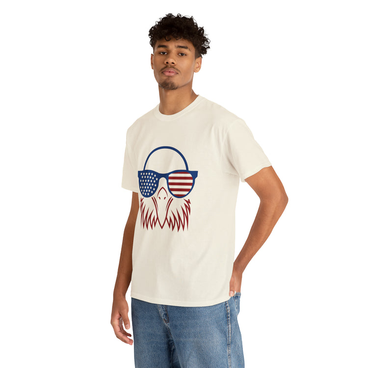 Shirt Funny Cute Patriotic Eagle American Flag 4th Of July Freedom National  Pride T-Shirt Gift Unisex Heavy Cotton Tee