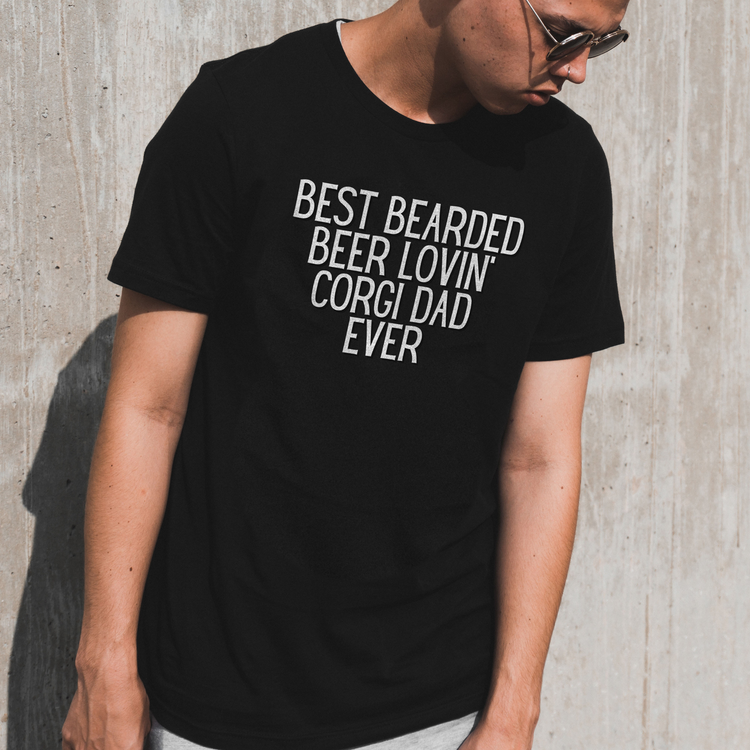 Best Bearded Beers Lovin Corgi Dad Ever Shirt