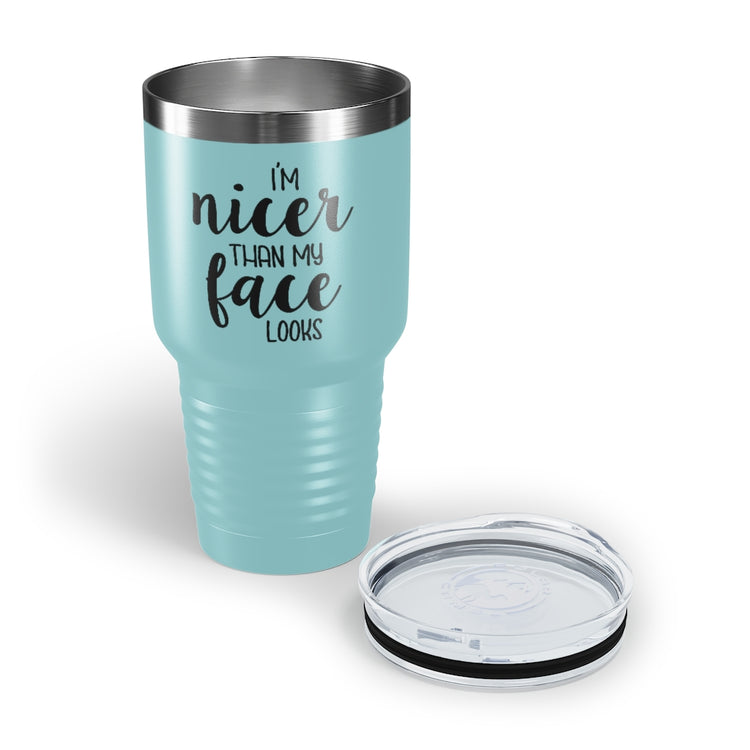 30oz Tumbler Stainless Steel Colors  Humorous Sassiest Introverts Mocking Statements Puns Line Hilarious Awkwardly