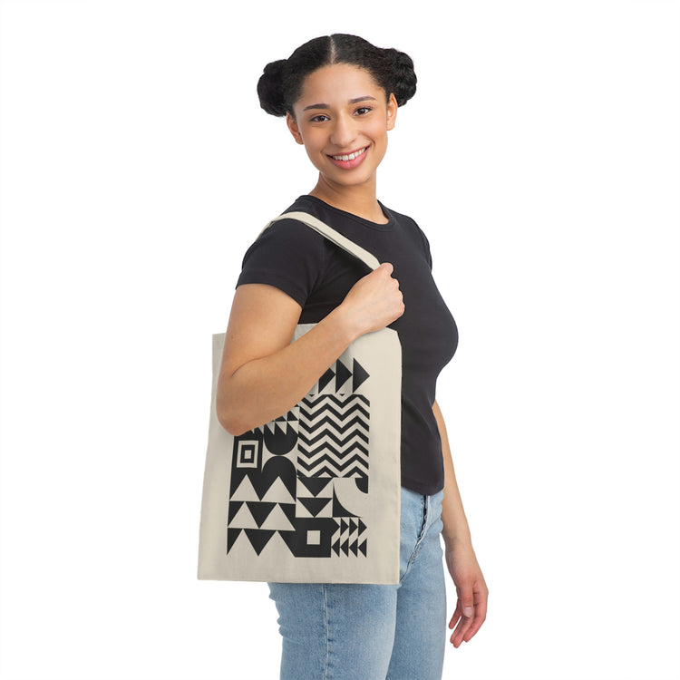 Novelty Geometric Triangle shapes Collection Portraitist Hilarious Collection Portraitist Artistic Sculptor Canvas Tote Bag