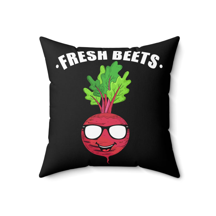 Hilarious Vegetables Plants Tillage Horticulture Enthusiast Hilarious Farmer Yard Horticultural Horticulturing Spun Polyester Square Pillow