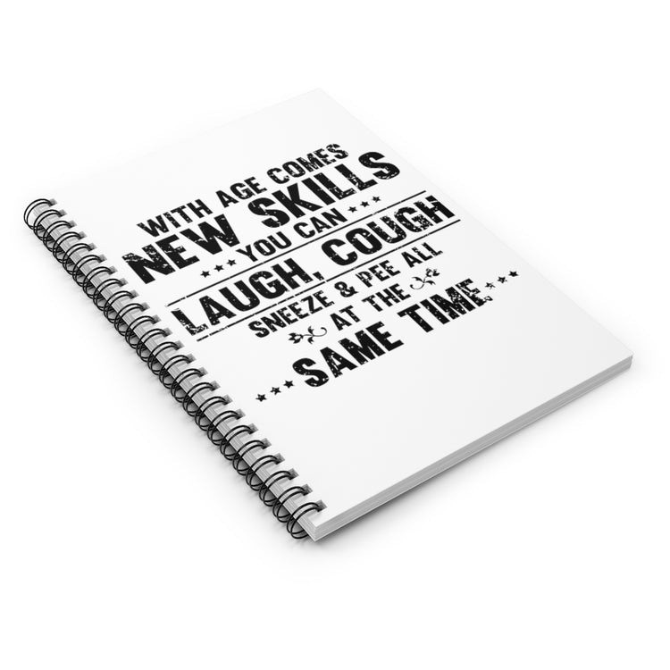 Spiral Notebook  Hilarious 50th Celebrations Sarcasm Sayings Family Party Novelty Grandpa's First 50 Years Sarcastic Funny