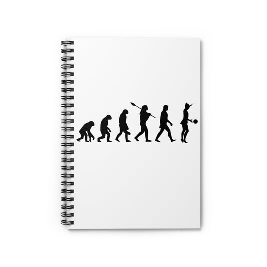 Spiral Notebook  Hilarious Acrobatics Athletic Triathlon Weightlifting Pun Humorous Trampolining