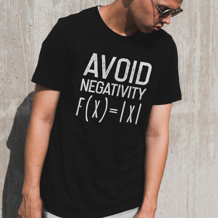Avoid Negativity Math Teacher Gift